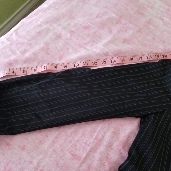 Anne Klein Stretch Black Pinstripe Blazer - Picture 5 of 8